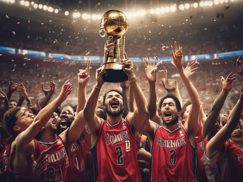 篮球赛场波尔津吉斯MVP